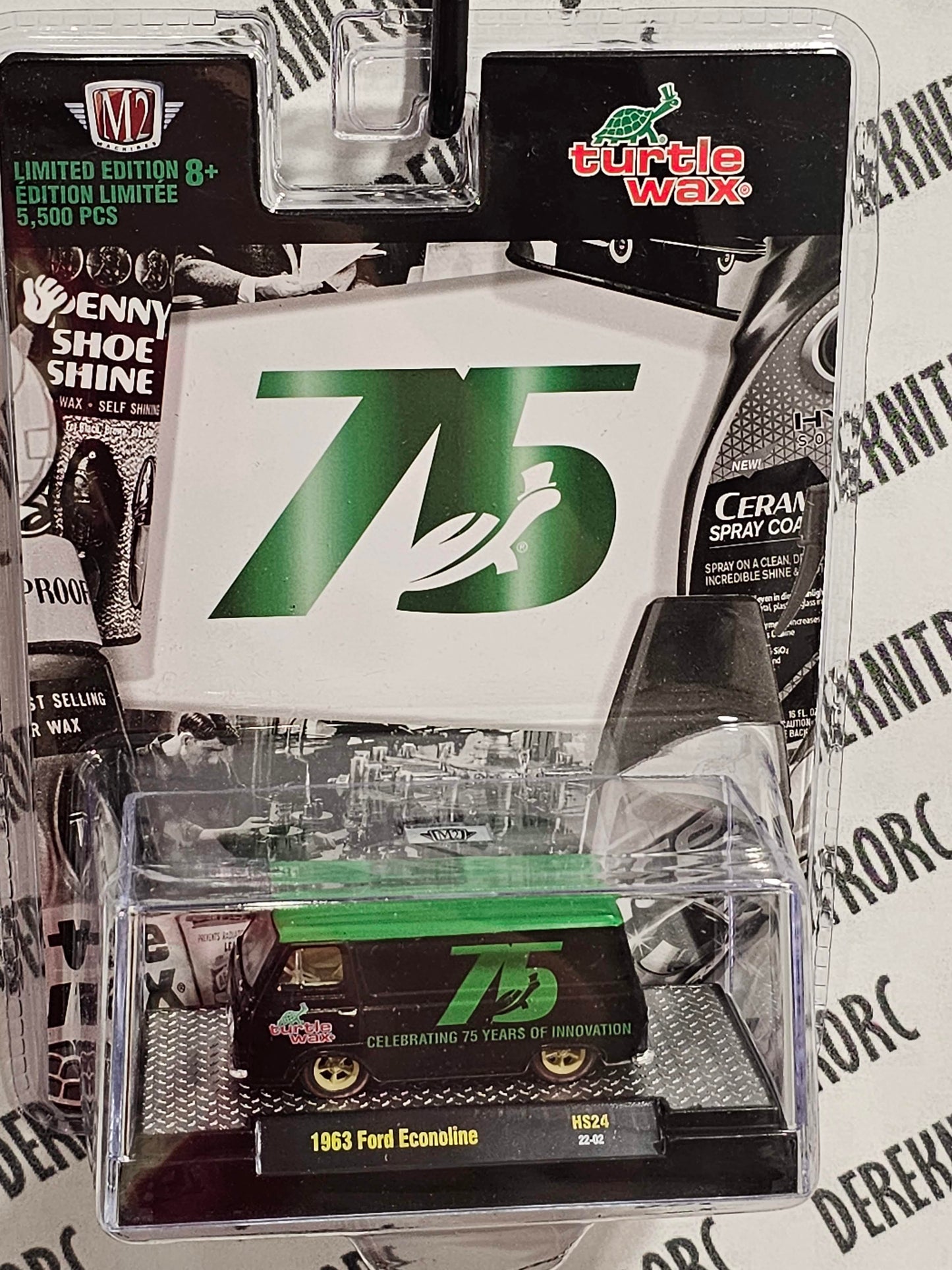 M2 Machines 1963 Ford Econoline 75th Anniversary Turtle Wax Hobby Exclusive