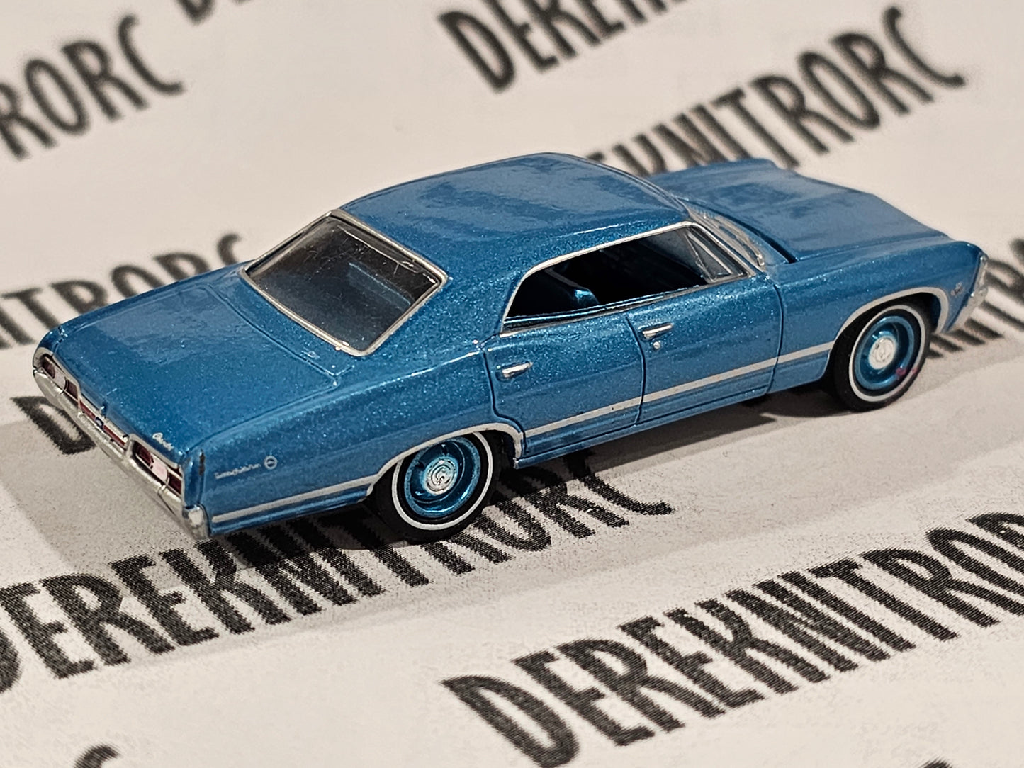 NOT FOR SALE GreenLight Collectibles Deco Sample 1967 Chevy Impala Sport Sedan