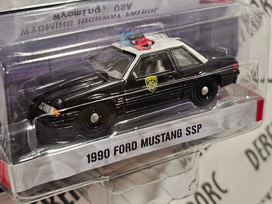 GreenLight Collectibles 1990 Ford Mustang SSP Wyoming Highway Patrol Hot Pursuit Fox Body