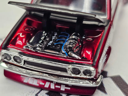Kaido House MINI GT Datsun 510 Pro Street JPN V1 Red KHMG087 Factory Sealed