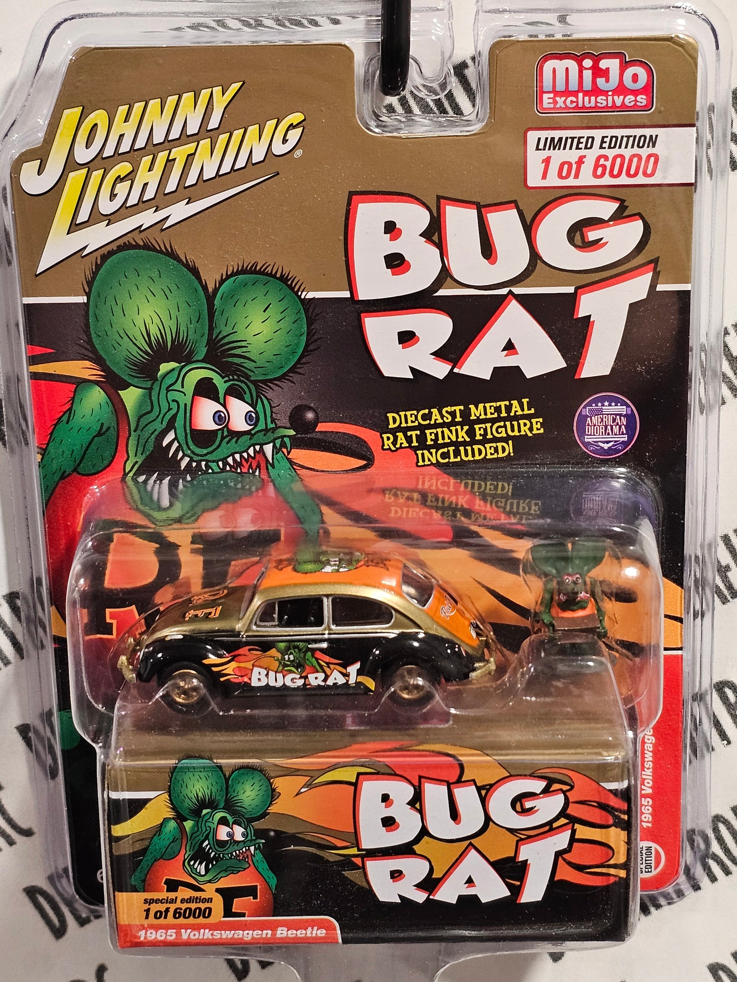 Johnny Lightning 1965 Volkswagen Beetle Big Rat