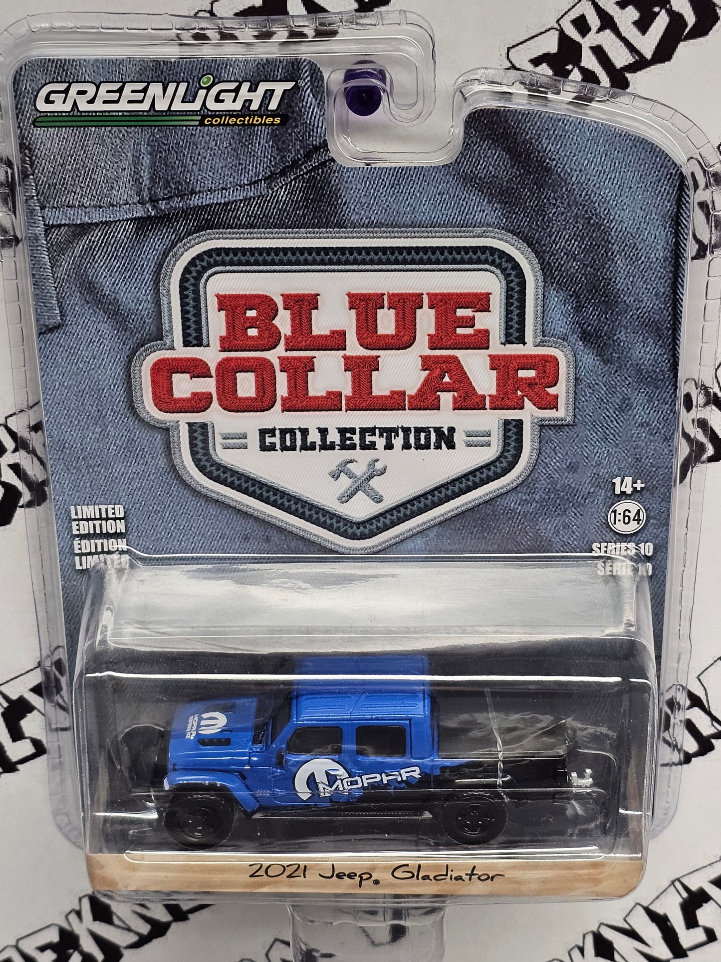 GreenLight Collectibles 2021 Jeep Gladiator Blue Collar Collection MOPAR