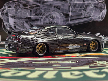 Kaido House MINI GT Nissan Skyline GT-R (R33) Active Carbon R