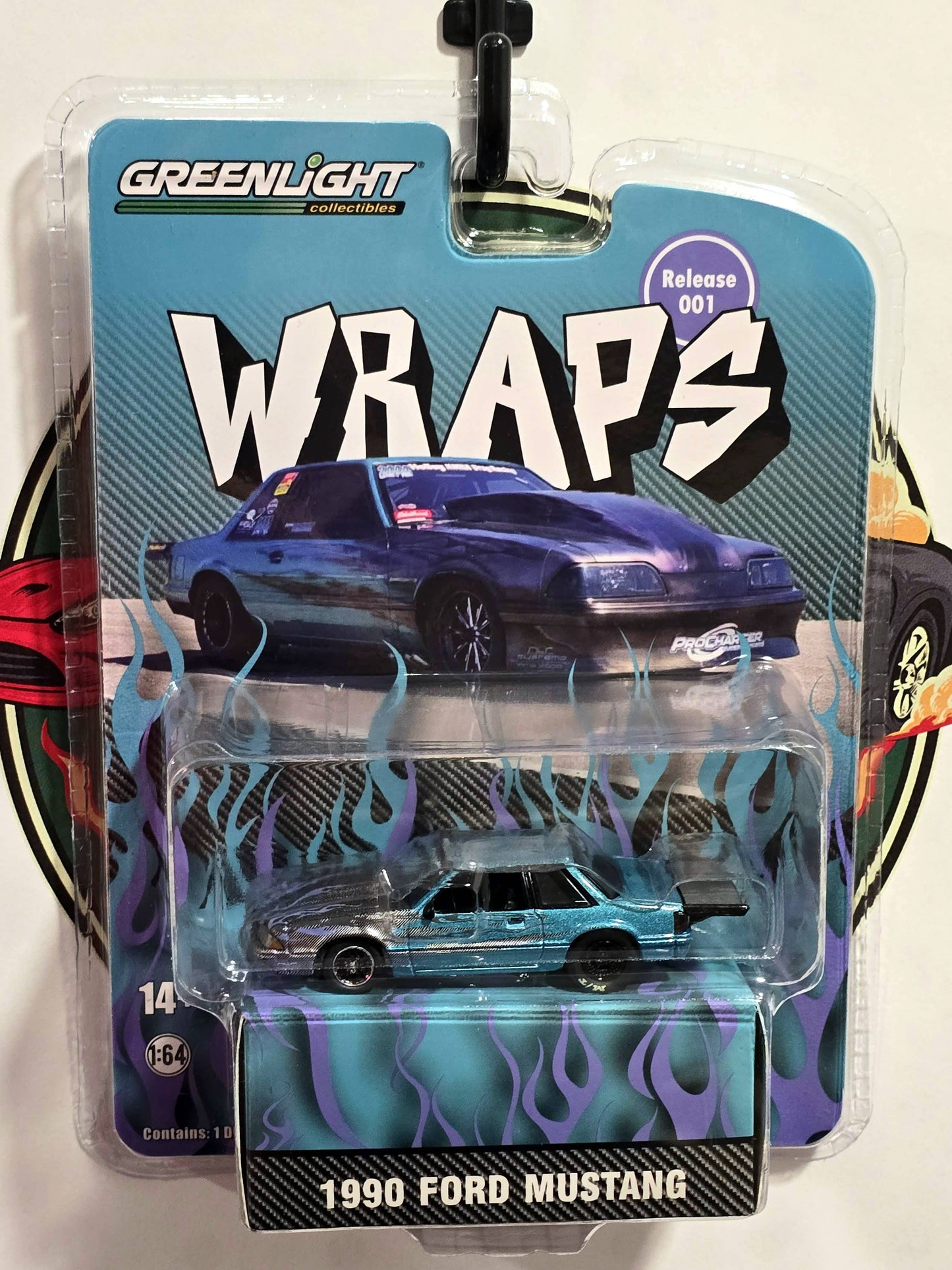 GreenLight Collectibles WRAPS 1990 Ford Mustang Store Exclusive